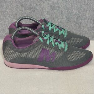 Merrell Civet Lightweight Casual Lace Up Trainers Sneakers-Gray/Purple-Women 10